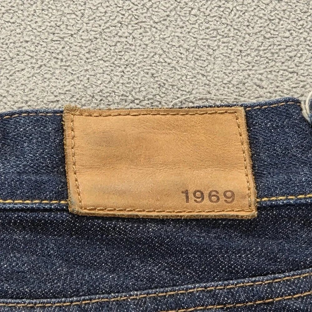 Gap Selvedge Jeans Mens‎ Blue Indigo Raw Slim Fly Fits 30x30